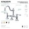 Kingston Brass KS3911AL Restoration Bathroom Bridge Faucet, Polished Chrome KS3911AL - alternate 6